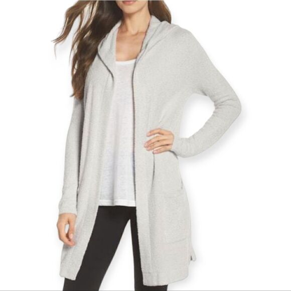 Barefoot Dreams Sweaters - Barefoot Dreams cozychic lite hooded cardigan, xs/s